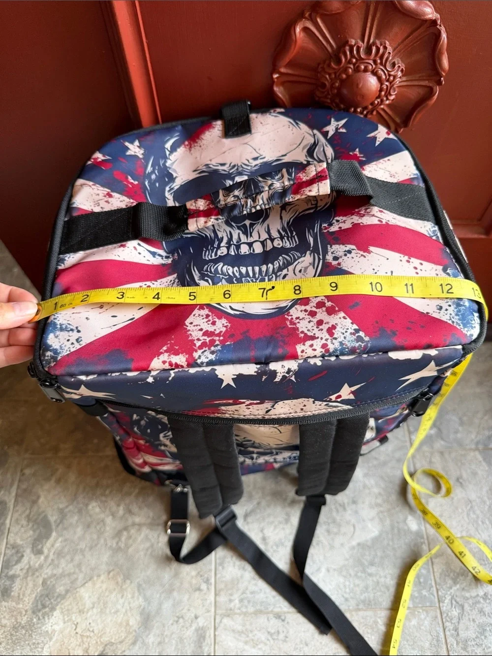 🇺🇸 Skull Patriotic Backpack/dufffel - Red, Blue, White